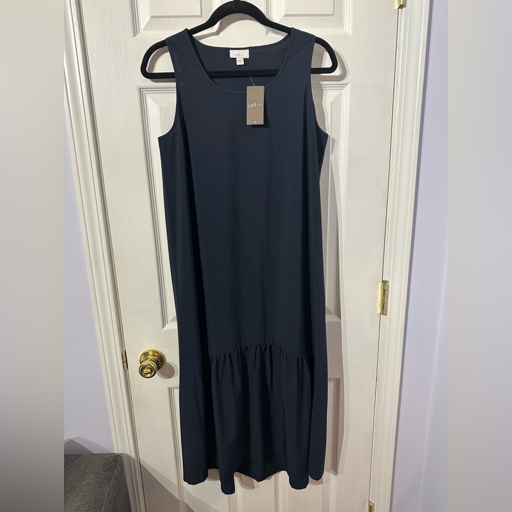 NWT J. Jill Blue Sleeveless Scoop Neck Sundress (S)